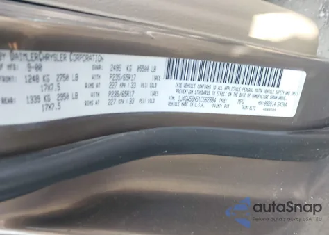 2001 Jeep Grand Cherokee Limited z USA, uszkodzony, nr VIN 1J4GW58N51C562884